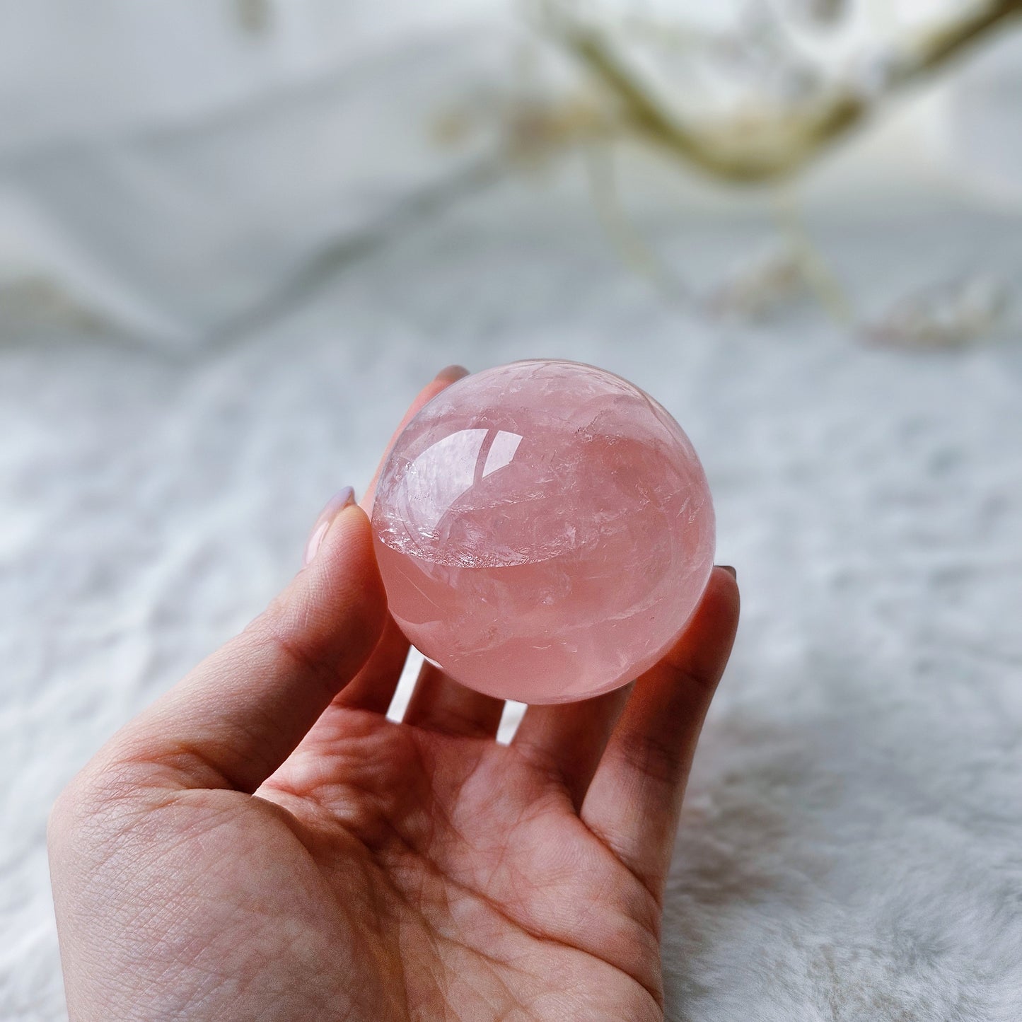 Rose Quartz Sphere