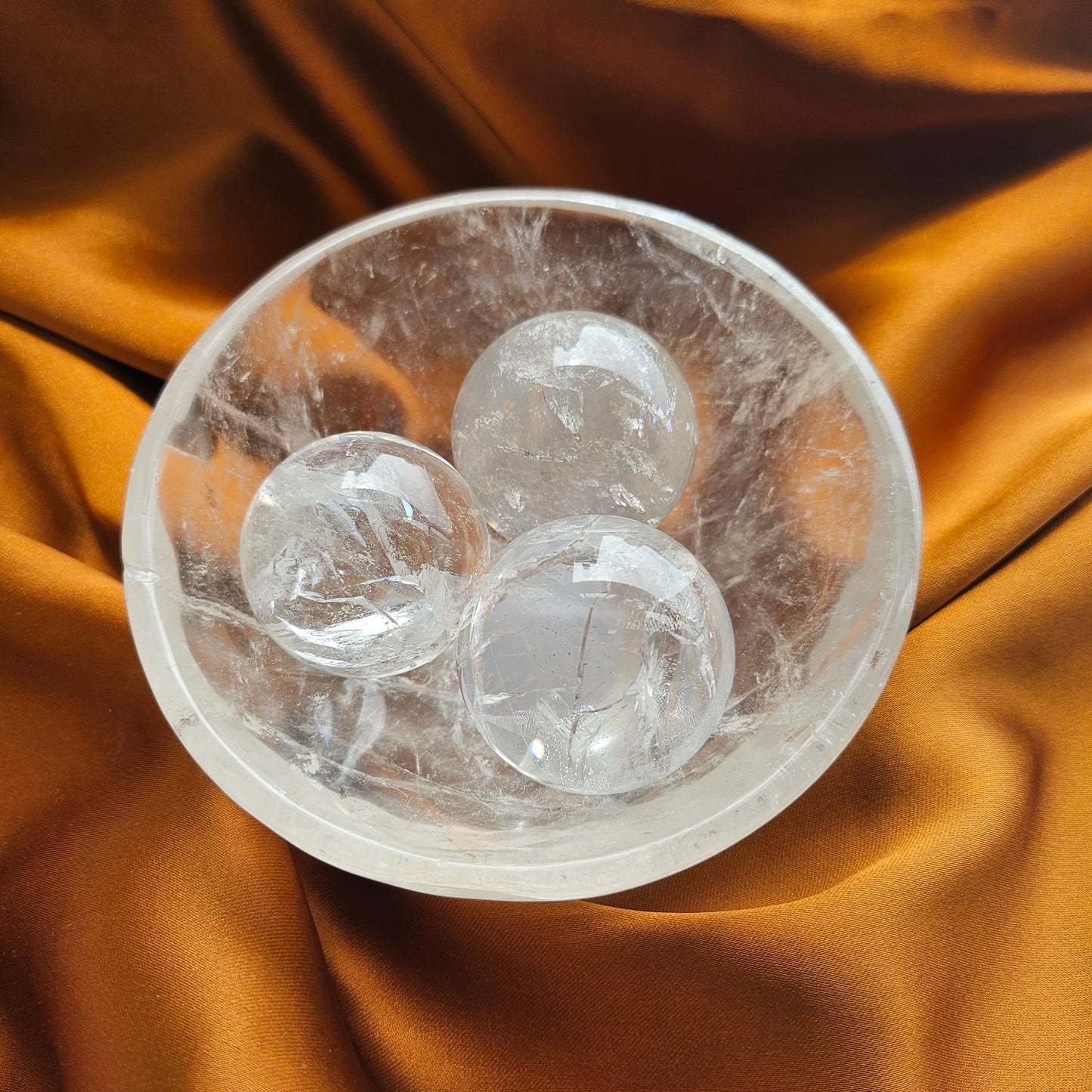 Rainbow Clear Quartz Sphere