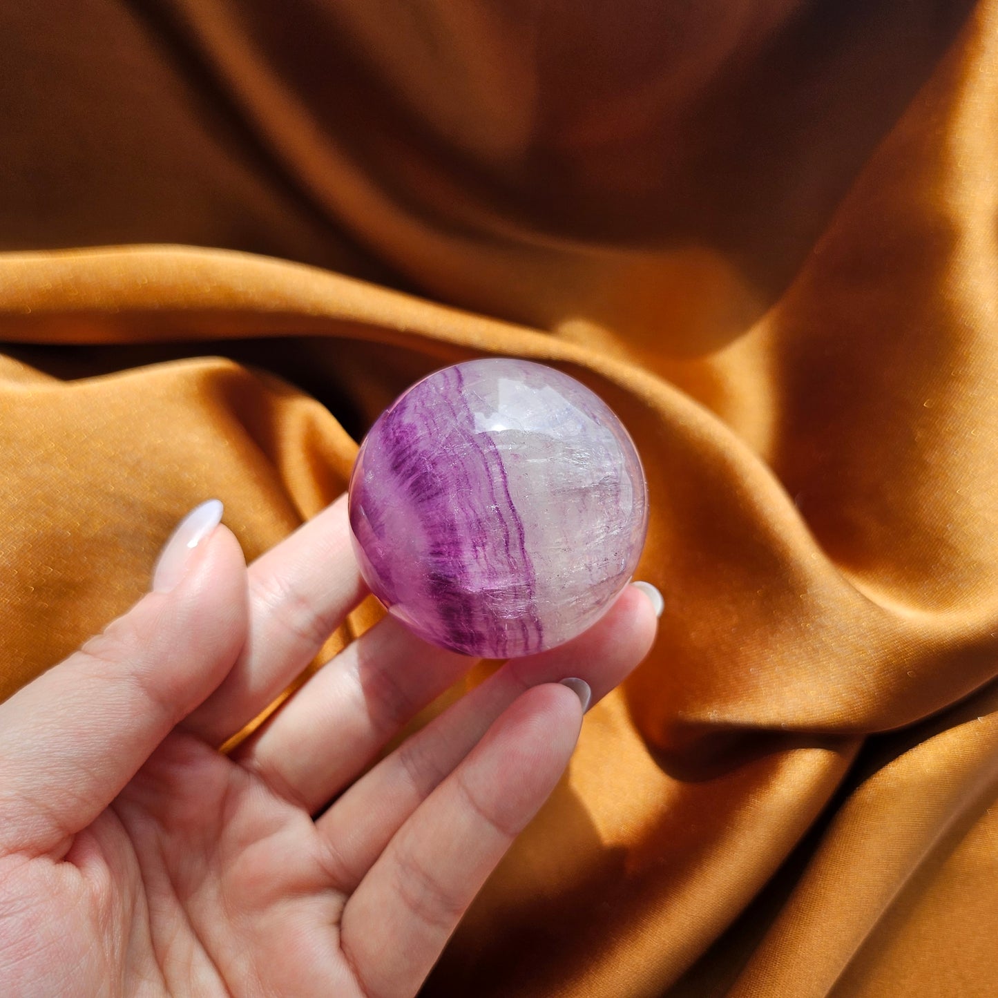 Purple Fluorite Sphere
