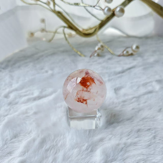 Red Hematoid Quartz Sphere