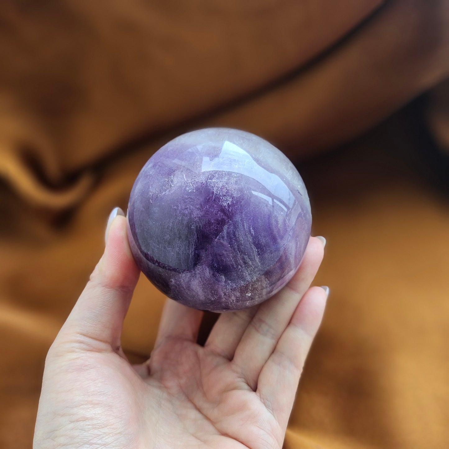 Purple Fluorite Sphere